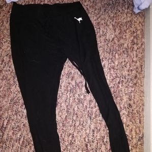 Used Pink black thin sweatpants